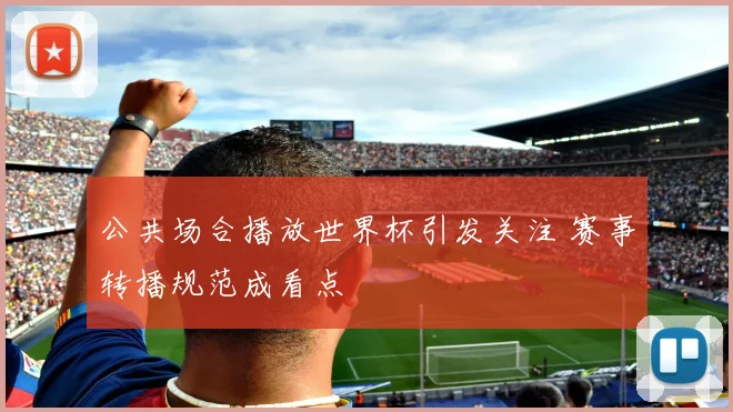 公共场合播放世界杯引发关注 赛事转播规范成看点